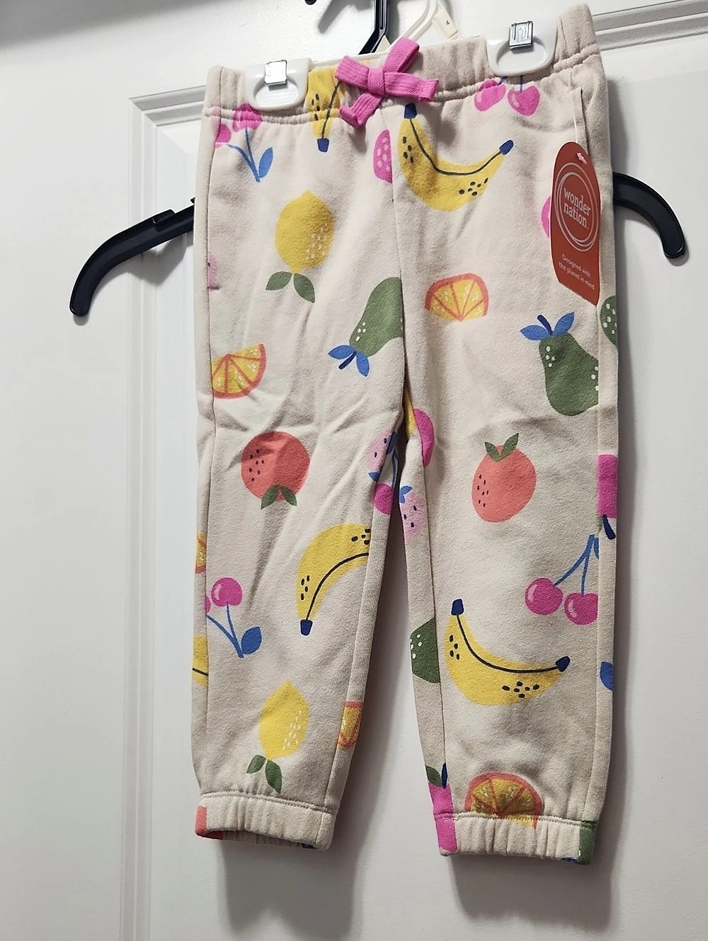 Walmart WNTG FLEECE PANT Girls Size 2T Floral Fleece Pants NWT